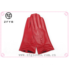 2015 customed fashion Lady Leather Touch Screen Glove